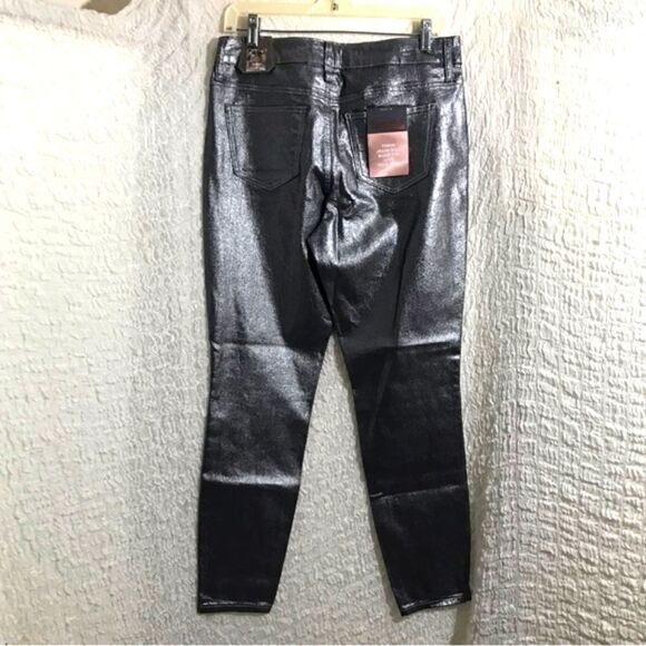 Hydraulic "Murray" NWT Metallic Skinny Jeans 10 - Picture 4 of 9